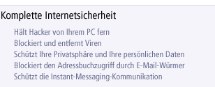 Komplette Internetsicherheit