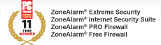 ZoneAlarm Awards