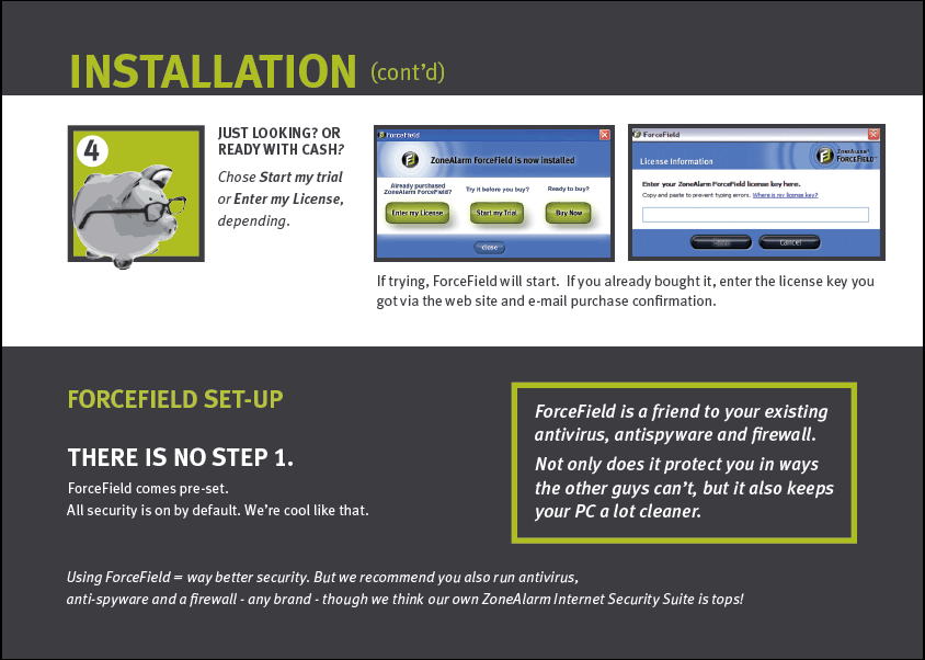 ZoneAlarm Forcefield Starter Guide