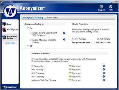Anonymizer Interface