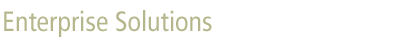 Enterprise Solutions