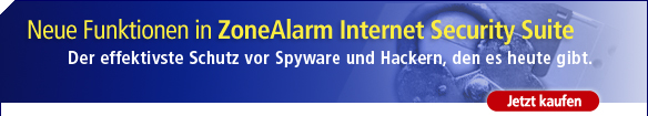 Neue Funktionen in ZoneAlarm Internet Security Suite - Jetzt kaufen