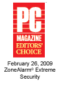 PC Magazine Editor's Choice, February 26, 2009